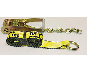 how to use a chain ratchet tow strap