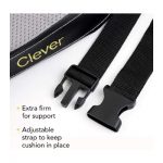 Clever Yellow Car Seat Booster Cushion with Strap